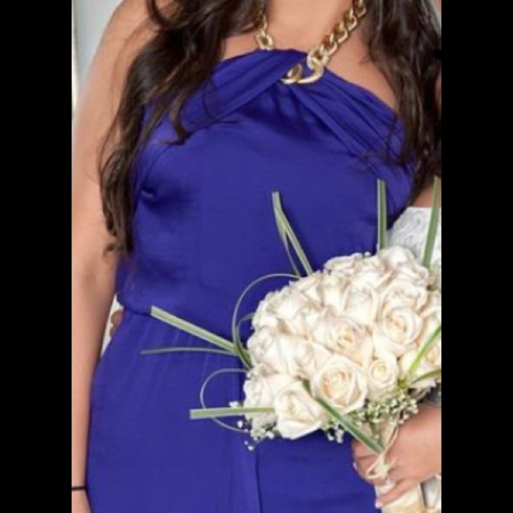 Royal purple dress